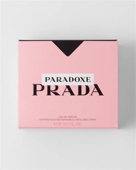 prada paradoxe parfum 90ml|Prada paradoxe outer box.